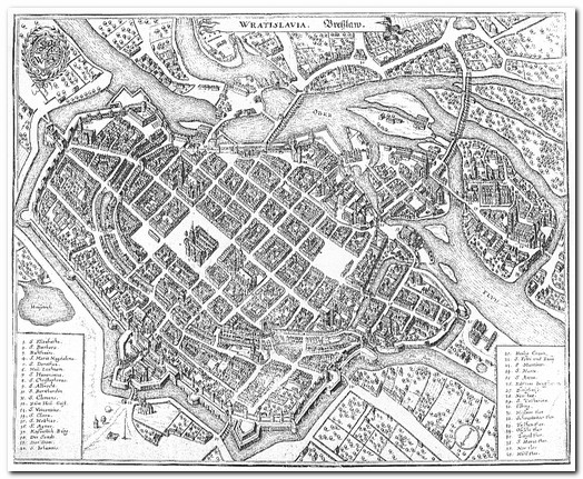 Stary plan miasta